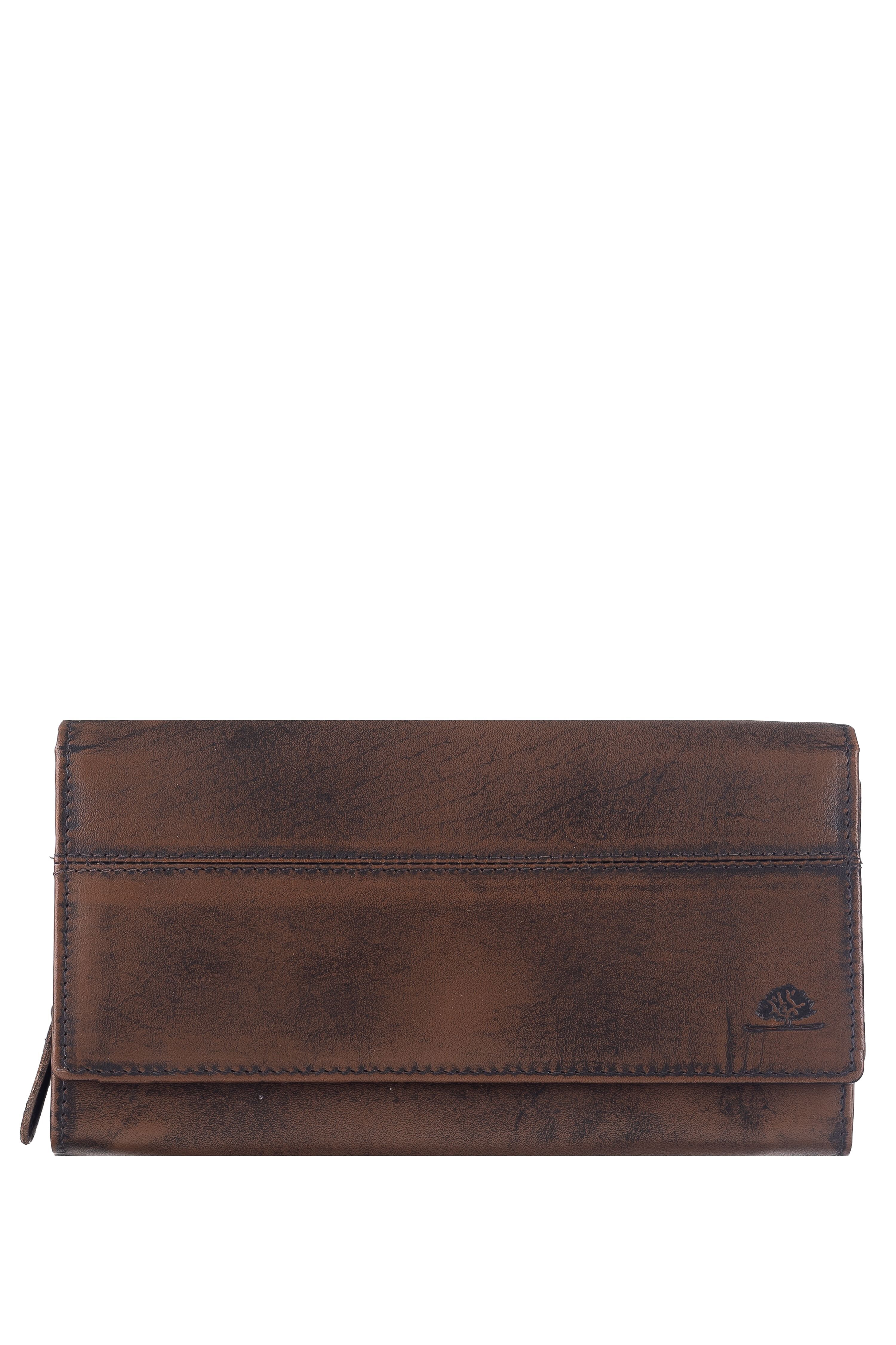 Portefeuille long pour femme RFID marron teck 2151-22