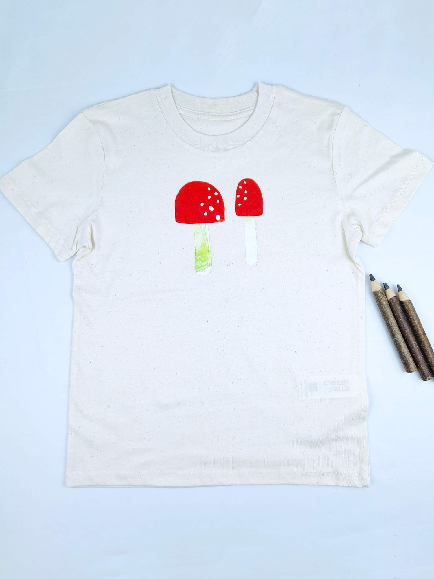 Maglietta Meladi Kids in cotone biologico - Funghi su materie prime naturali