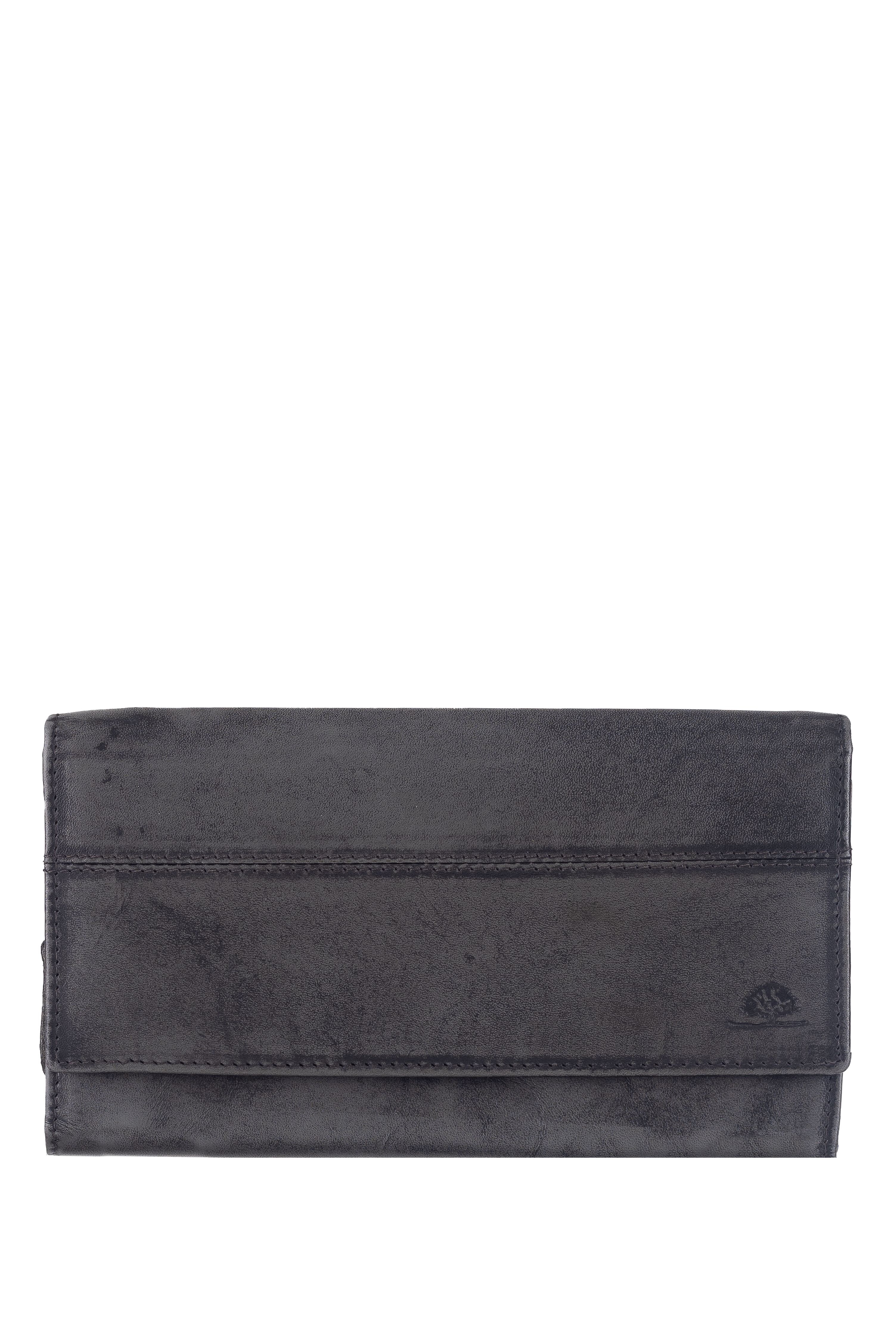 Portefeuille long femme Destressed RFID gris argenté 2151-29