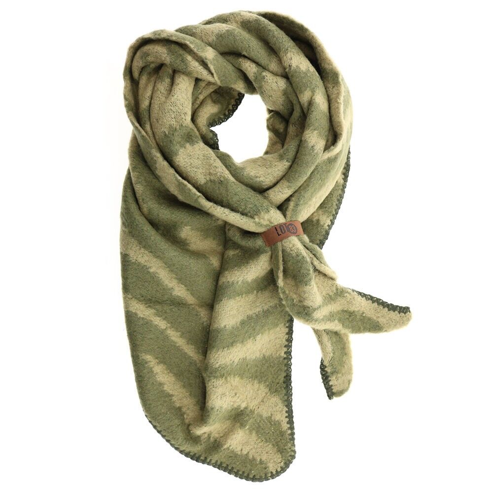 Sciarpa Nina Zebra Khaki
