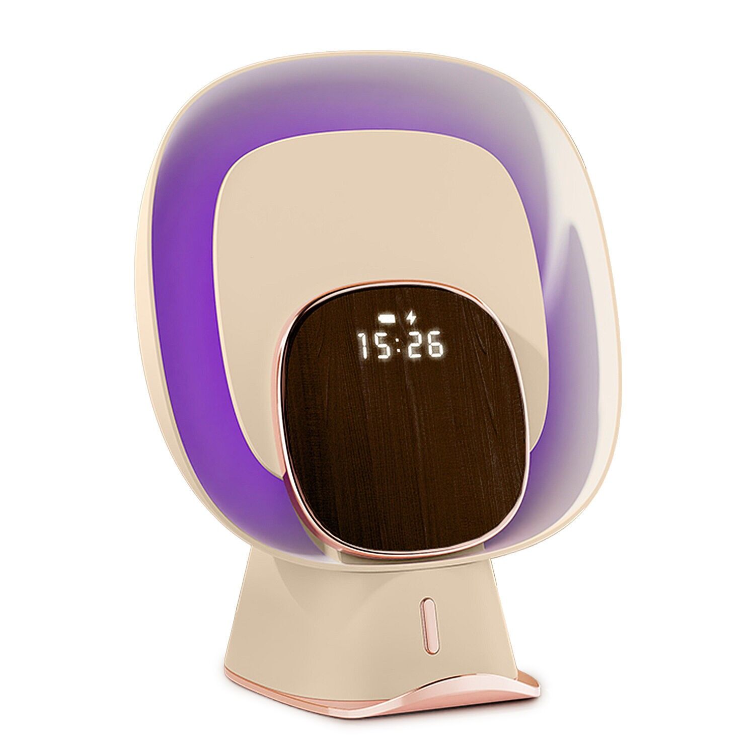 Trappola per zanzare multifunzione con ricarica wireless da 5 W.Colore: Beige