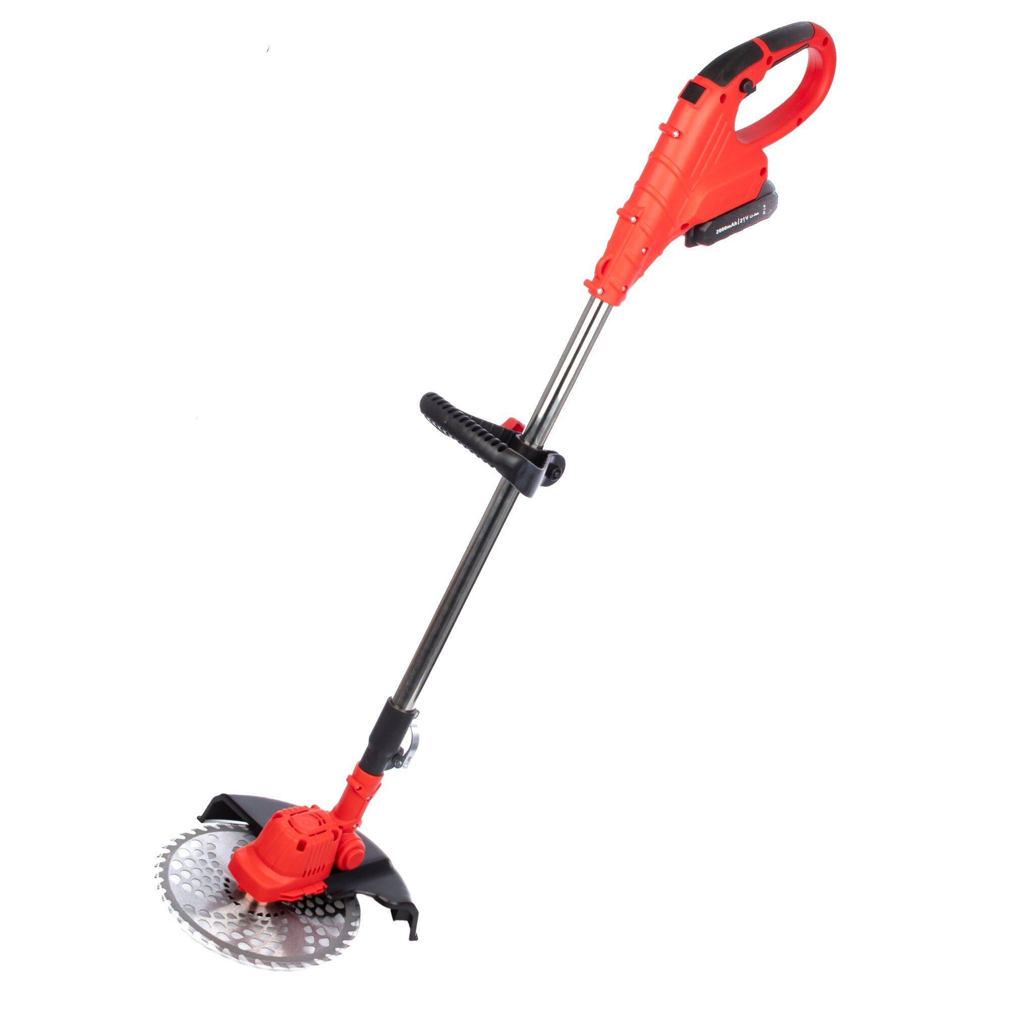 Bürstenloser 21-V-Freischneider mit 22.000 U/min, 600 W Leistung und DOPPELTER 12.500-mAh-BATTERIE.Farbe: Rot