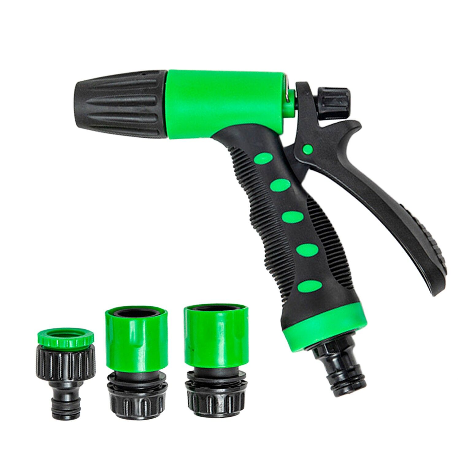 Spritzpistole mit 5 Düsen. Farbe: Dunkelgrün