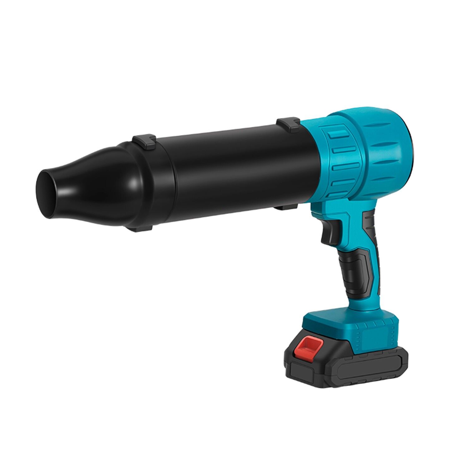 Soffiatore turbo da 21 V con 1050 W, 15000 mAh e 3 ugelli diversi.Colore: azzurro