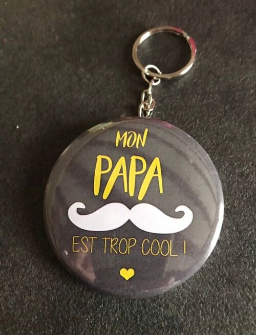 Porte-clef décapsuleur  - Papa Cool - modele 2