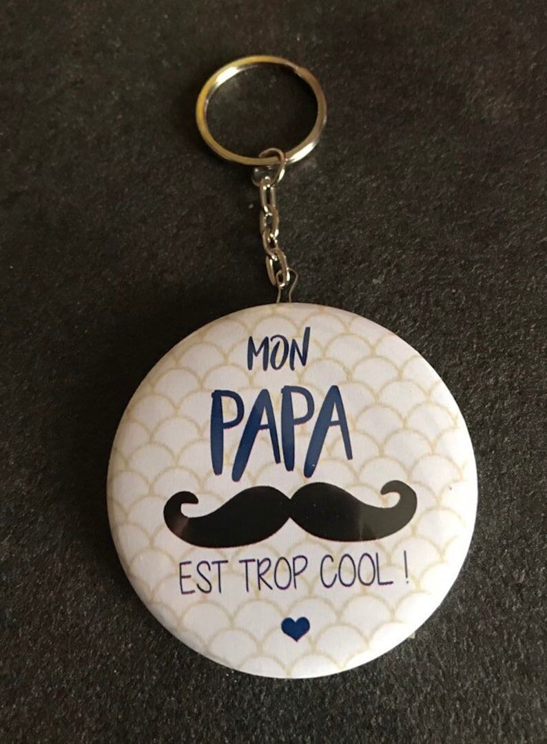 Flaschenöffner-Schlüsselanhänger - Papa Cool - Modell 1