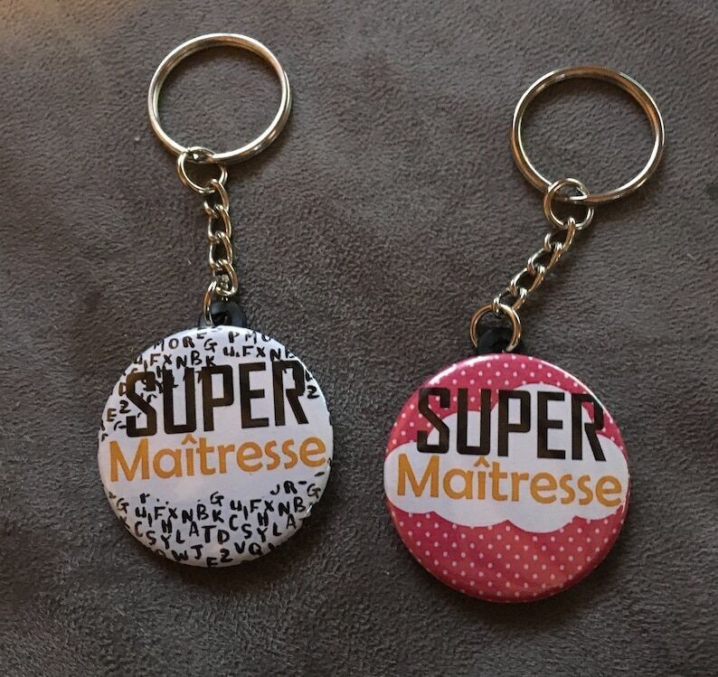 Super Herrin Schlüsselanhänger - Multicolor - Geschenk, Herrin, Atsem