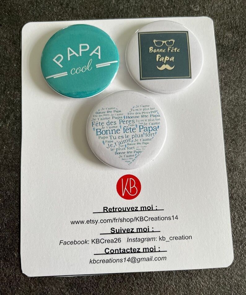 Magnete "Sweet Words" Vatertag - Magnet - Dekoration