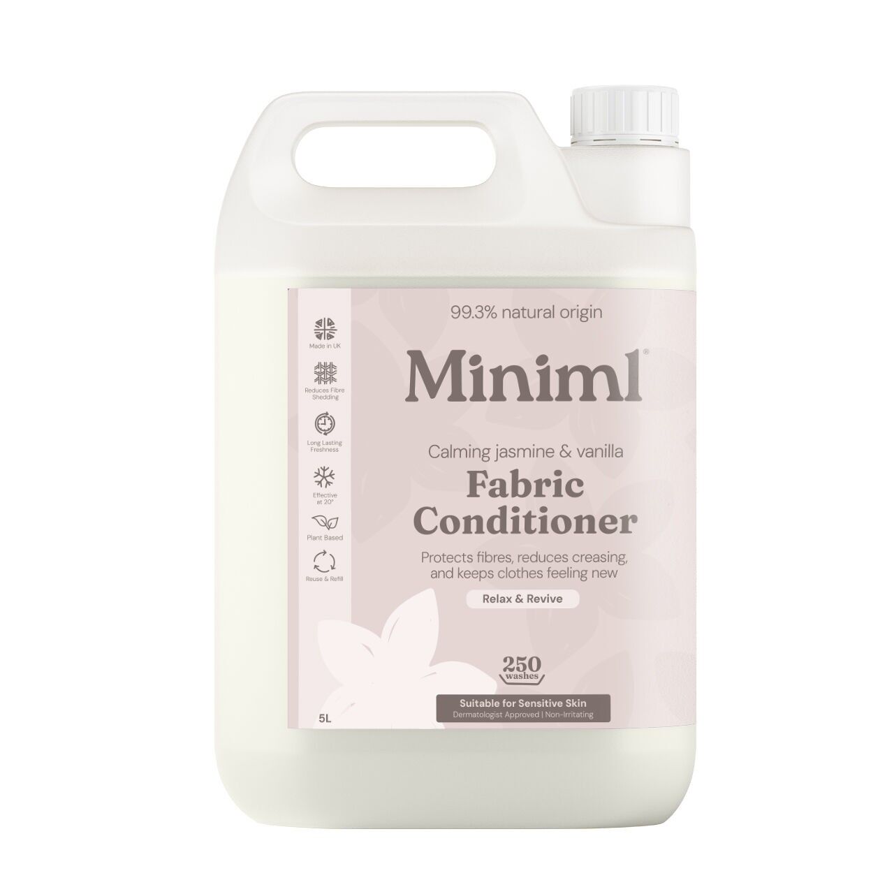 Fabric Conditioner - Wild Jasmine + Vanilla - 5L Refill