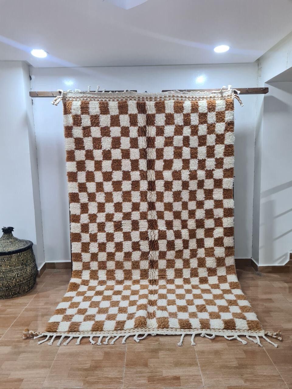 Autentico tappeto berbero annodato a mano - Pelo alto, 100% lana 020