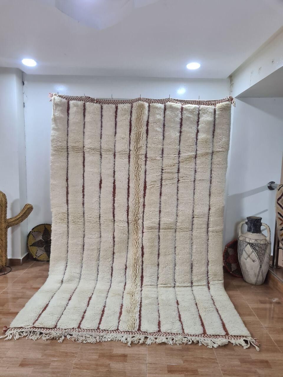 Autentico tappeto berbero annodato a mano - Pelo alto, 100% lana 026