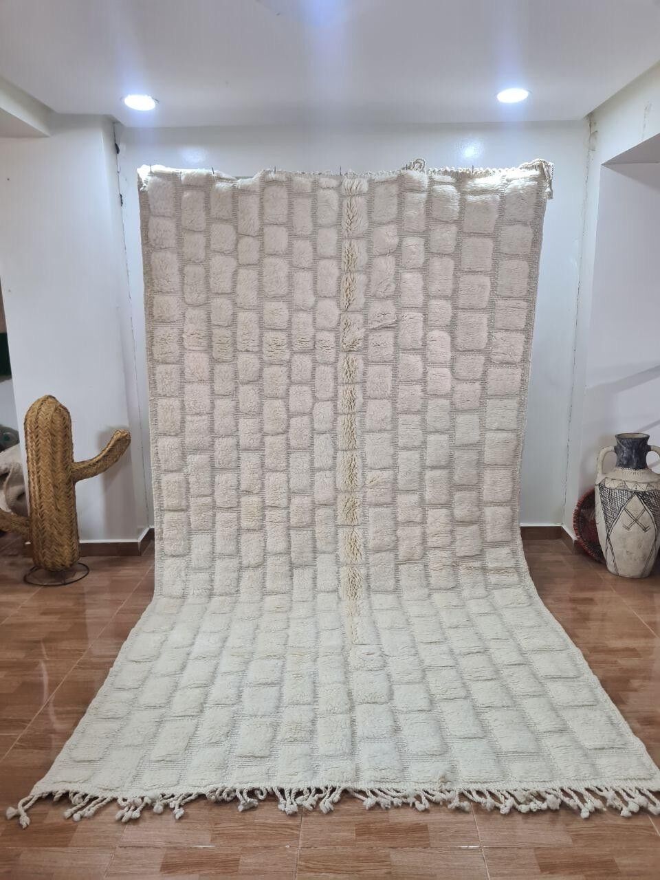 Autentico tappeto berbero annodato a mano - Pelo alto, 100% lana 151