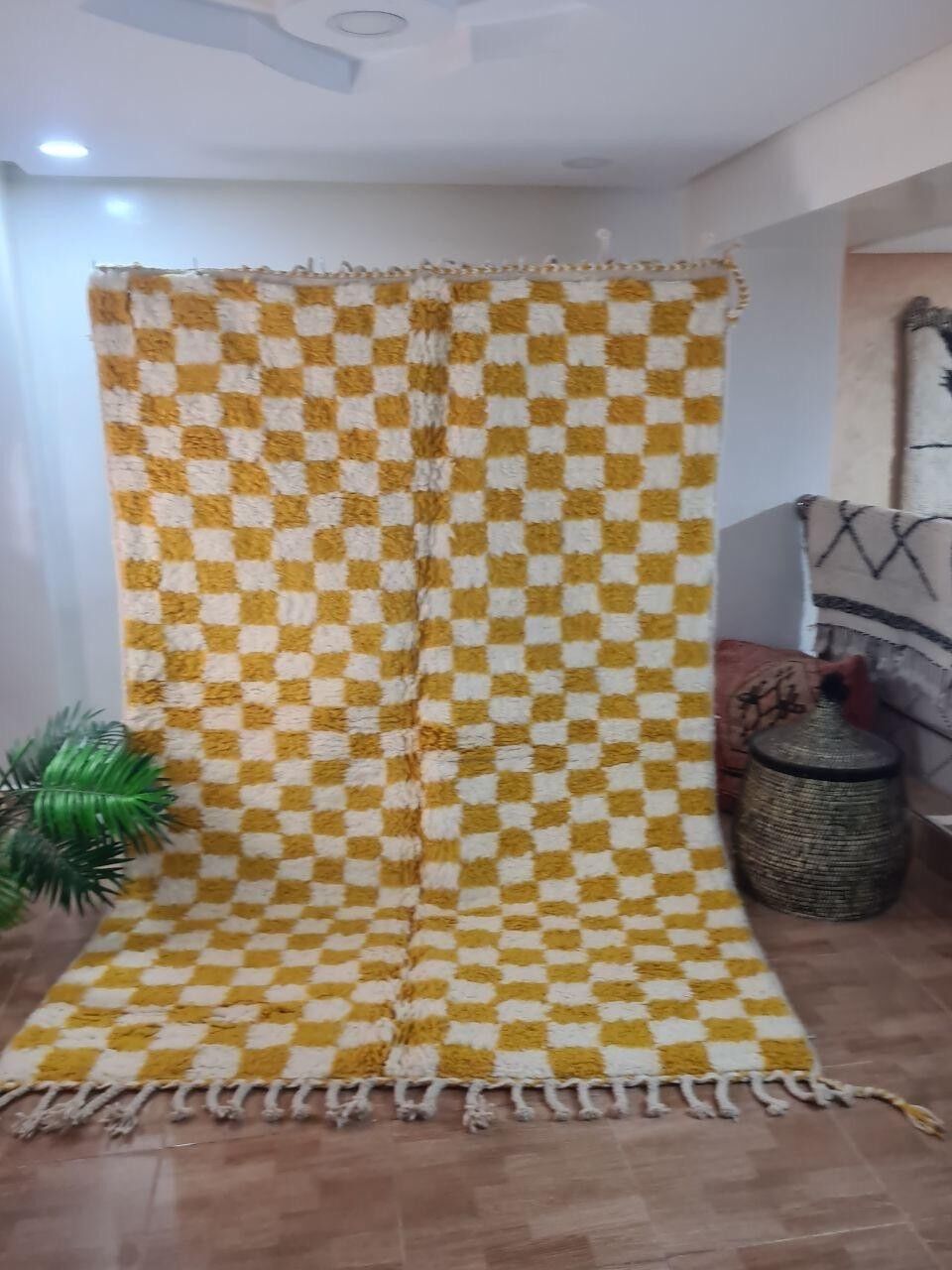 Autentico tappeto berbero annodato a mano - Pelo alto, 100% lana 169