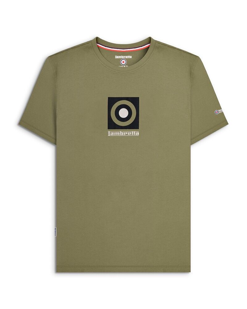 Maglietta Target Box Khaki AW25