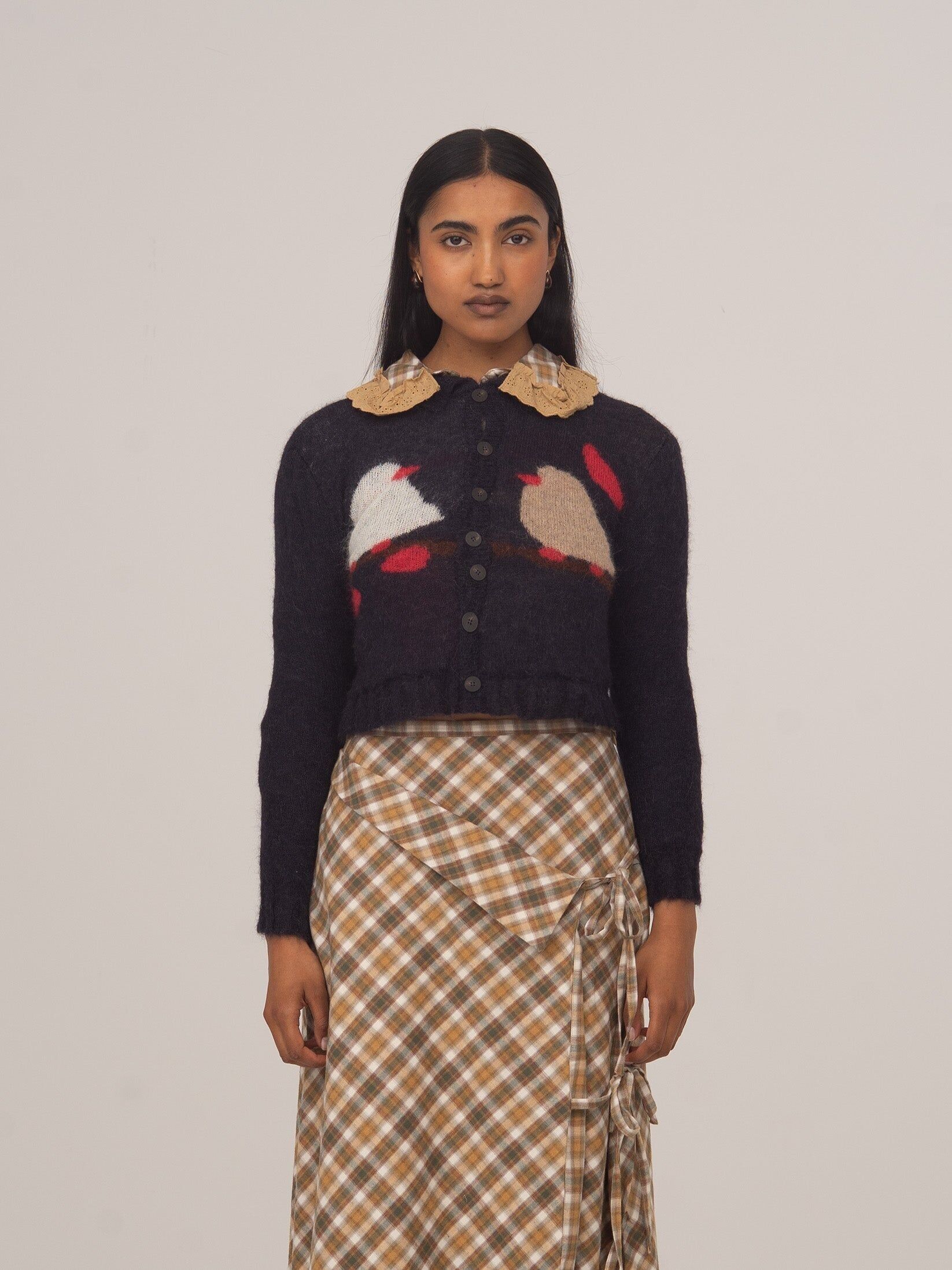 Cárdigan de punto Carolina Bird