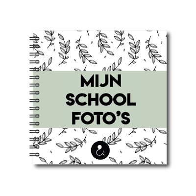 Livre photo scolaire | vert