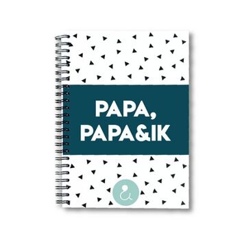 Invulboek Papa, Papa & Ik Menthe Stip 1