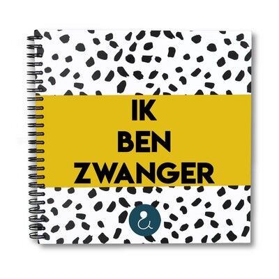 Invulboek Zwangerschap | Okergeel