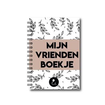 Vriendenboekje | Le sable