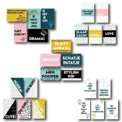 Set van 25 Quotekaartjes | Kids