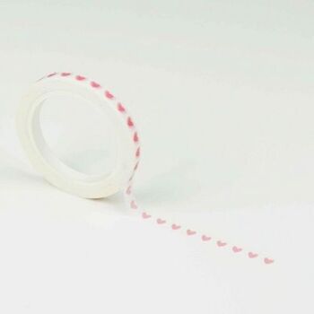 Petit washi tape : Mini Pink Hearts 1