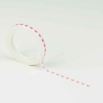 Petit washi tape : Mini Pink Hearts 3