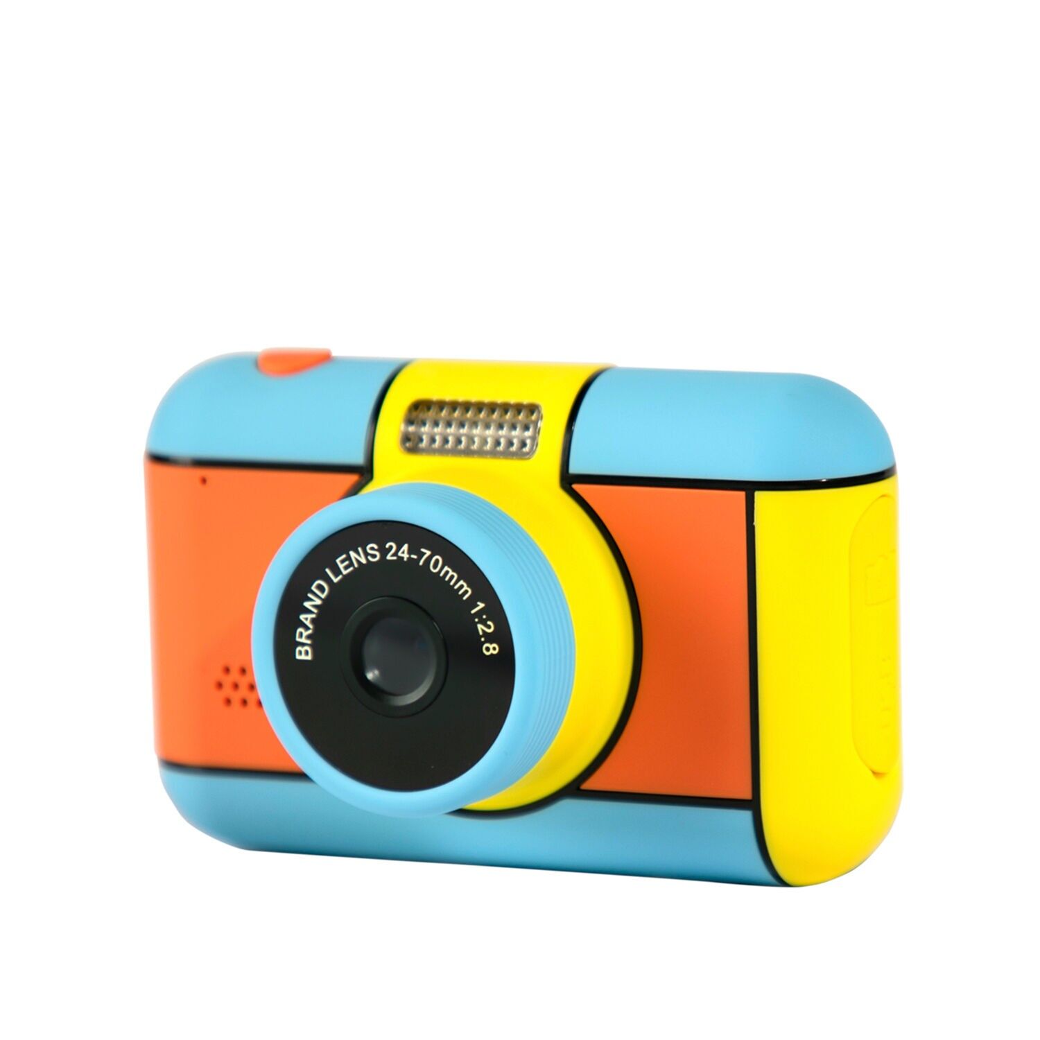 Fotocamera digitale D7 con foto da 32 MPX e video HD per bambini. Schermo da 2,4 pollici. Con filtri ed effetti. Cordino di trasporto. Colore:Multicolore