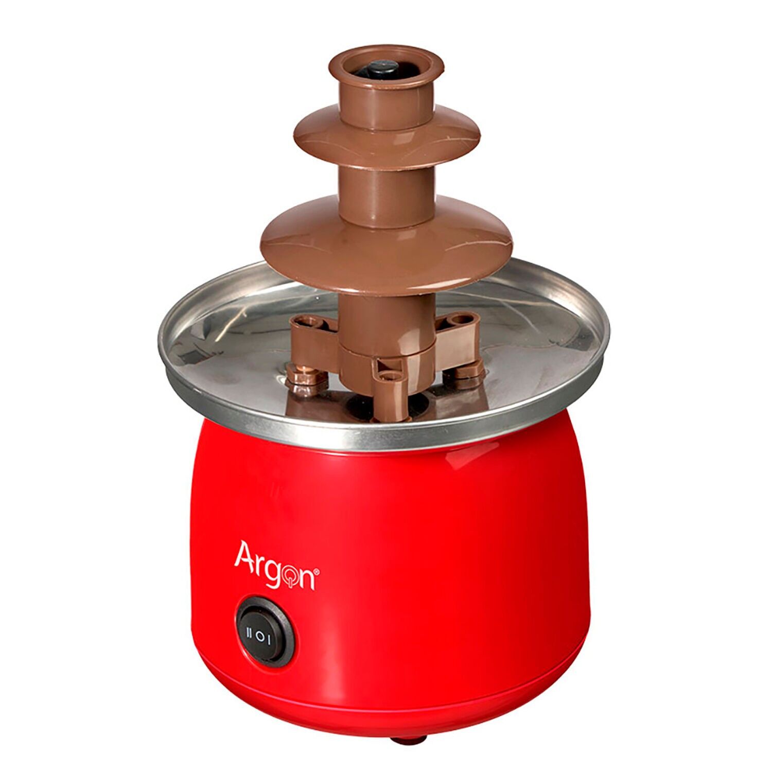 Fontana di cioccolato da 45 W.Colore: Rosso/Argento