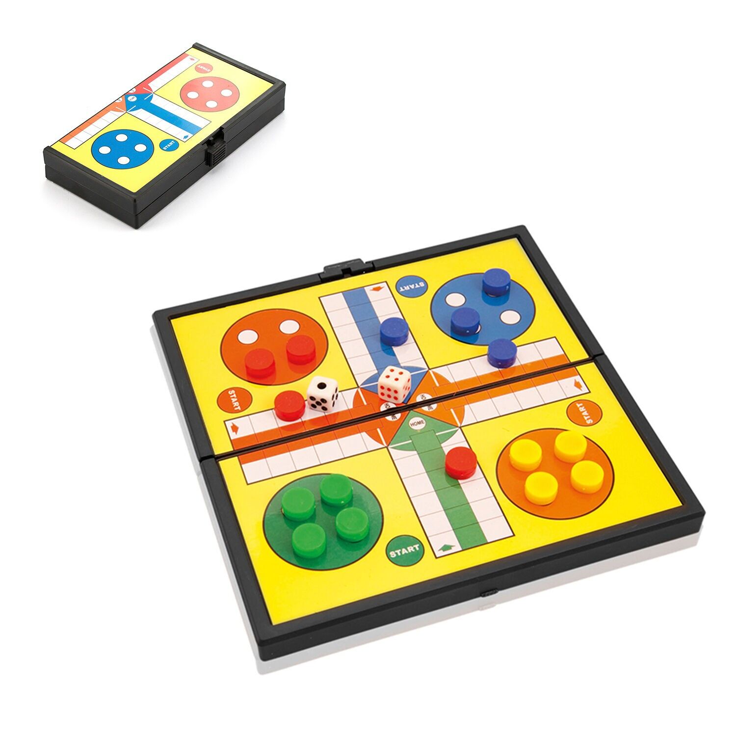 Gioco da tavolo Diamond Parcheesi.Colore: Giallo
