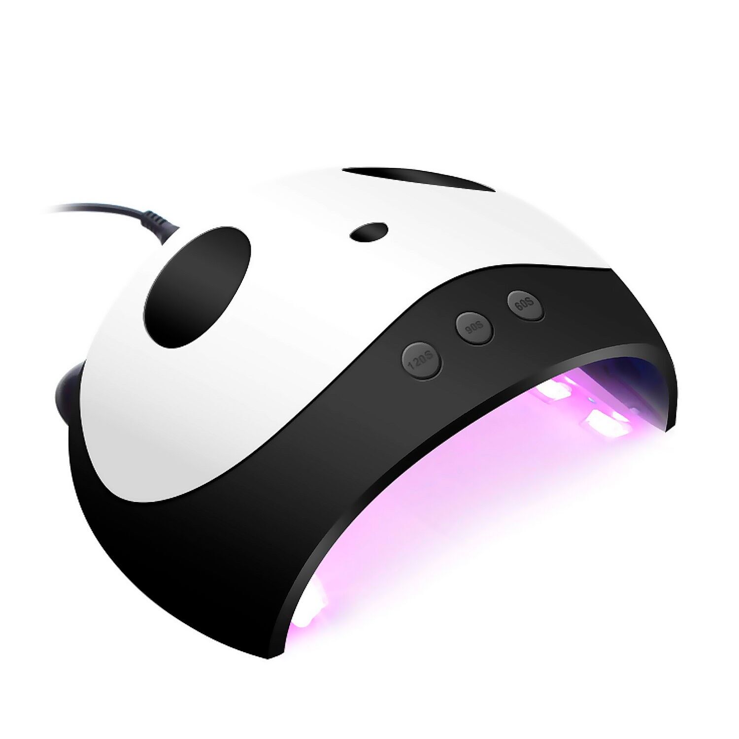 Mini lampada LED per unghie da 36 W, asciuga unghie intelligente, adatta a qualsiasi tipo di pelle.Colore: Bianco