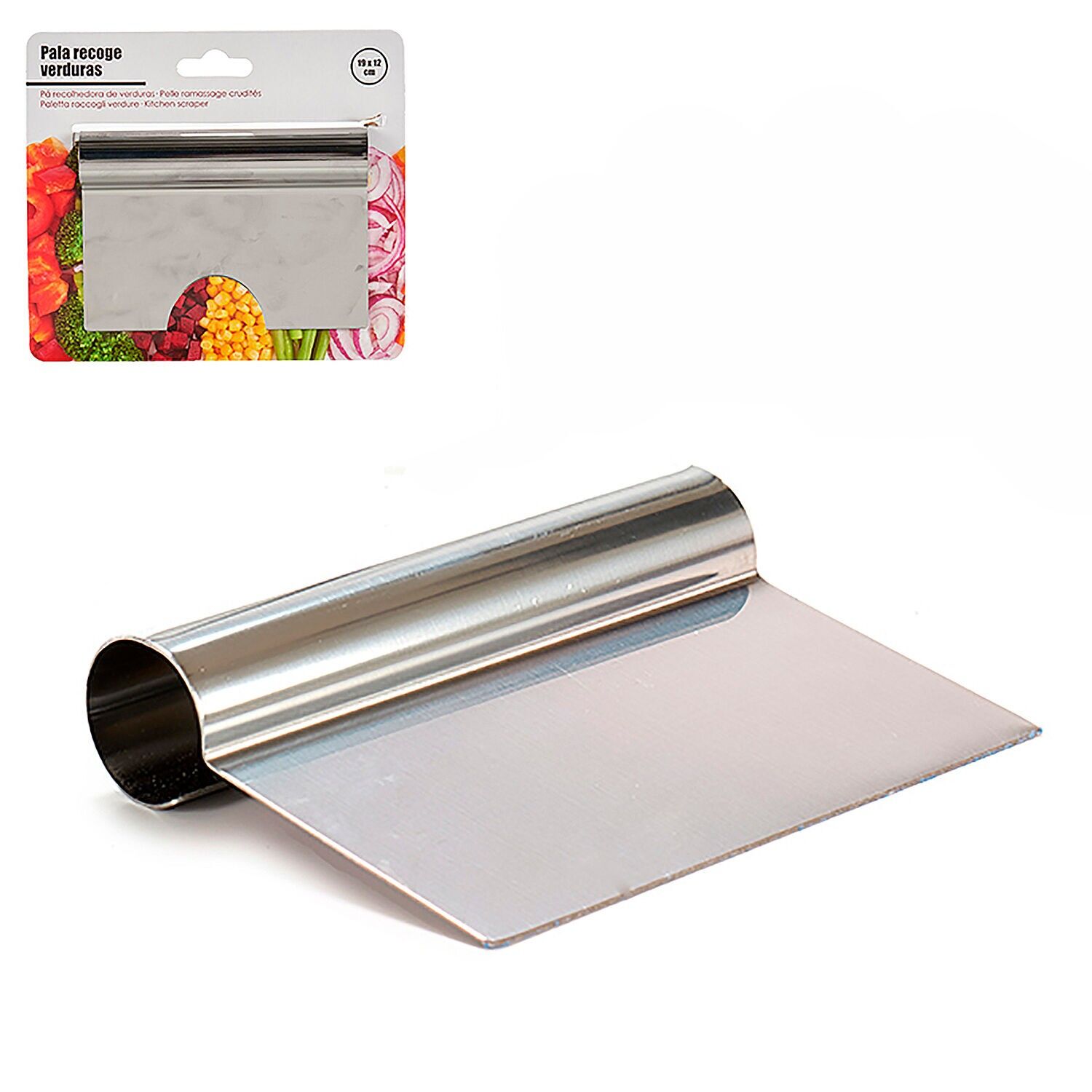 Paletta per verdure 12x9 cm.Colore: grigio