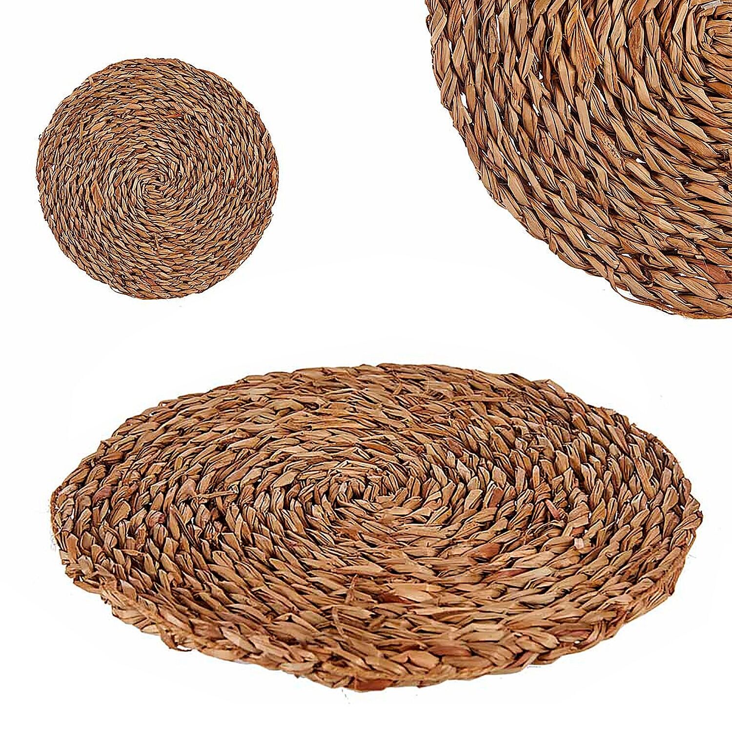 Sottopentola rotondo per verdure da 25 cm.Colore: Marrone