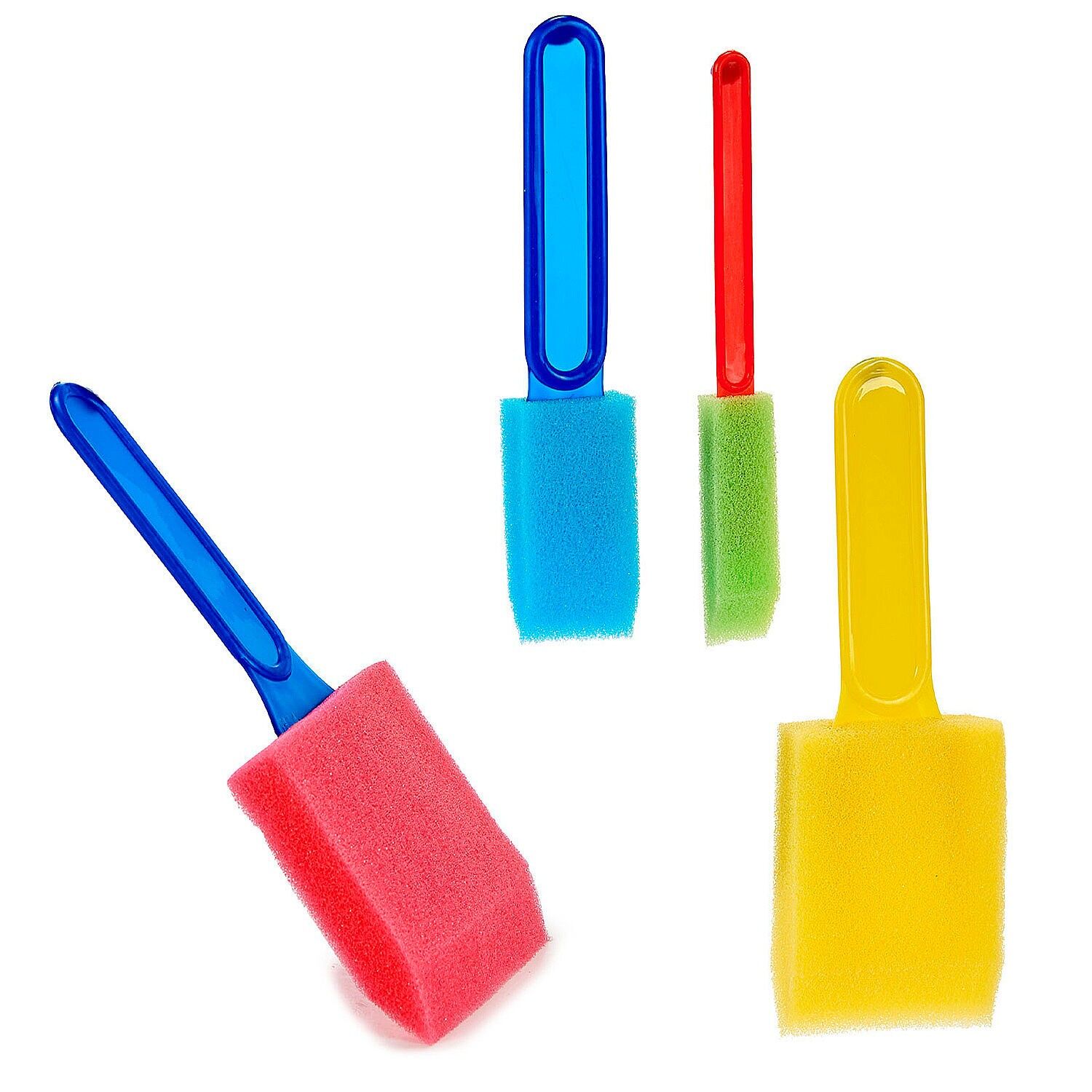 Set of 4 spatulas with sponge.Color:Random