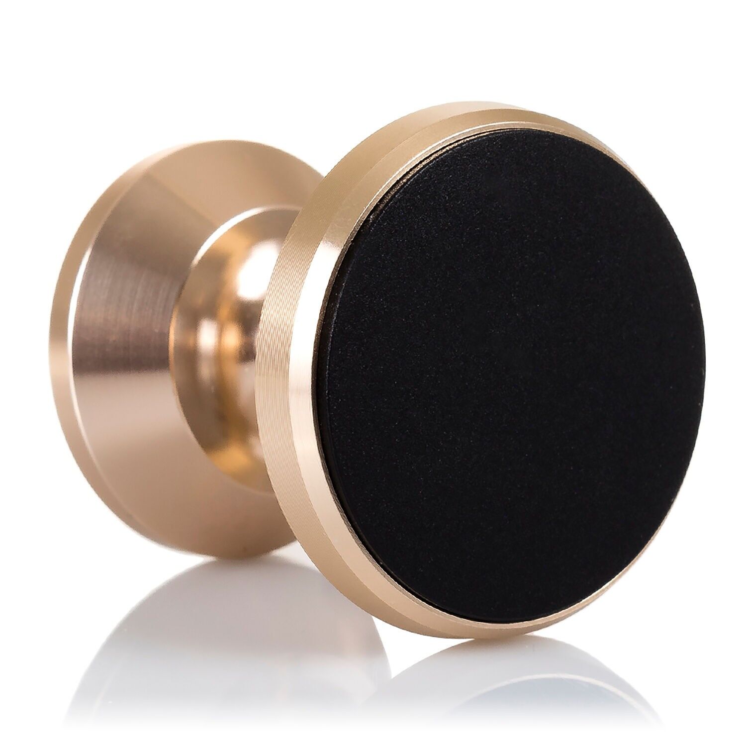 Magnetische Autohalterung mit 360-Grad-Drehung und Neigungseinstellung. Farbe: Gold