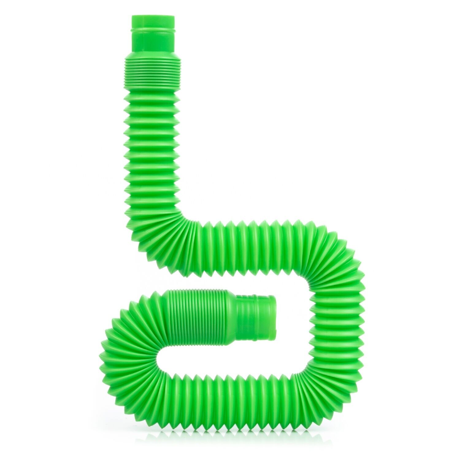 Tubi pop XL. Giocattoli sensoriali divertenti e funzionali che si piegano, si allungano e si collegano.Colore: verde