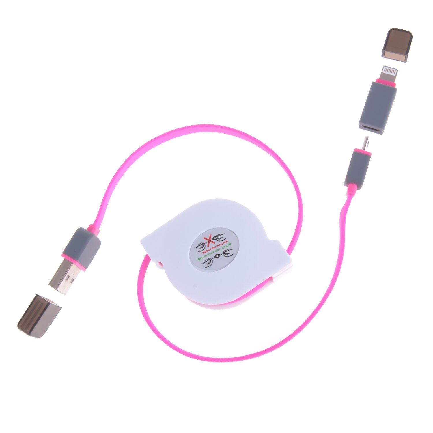 Cavo avvolgibile 2 in 1