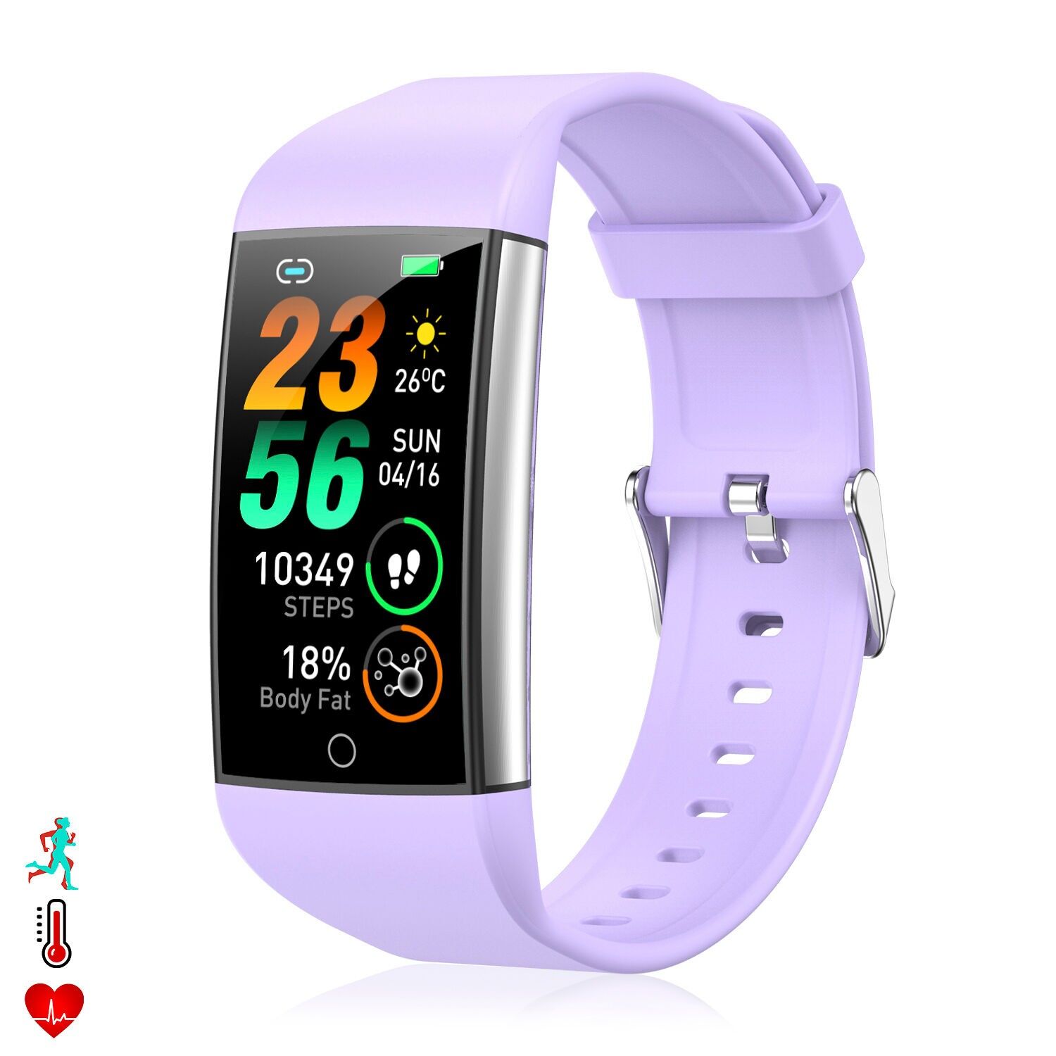 TK76 Smartarmband. Magnetische Moxibustion-Therapie. Harnsäure, Blutfette, Körperfett, Blutzuckermessgerät.