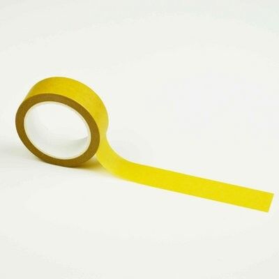 Effen Washi Tape: Alle gelb