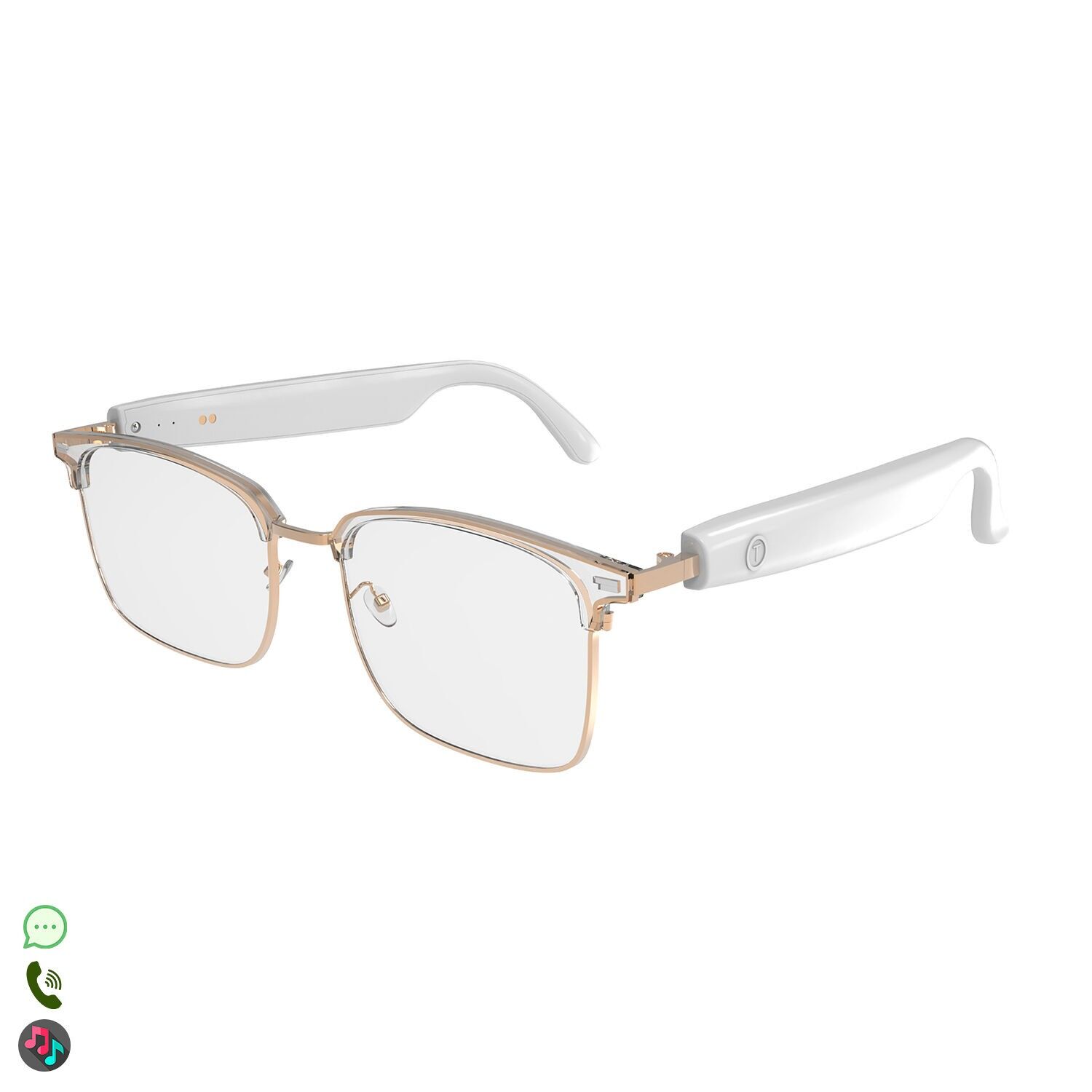 Lunettes intelligentes GS13 verres photochromiques, appel Bluetooth, assistant vocal, contrôle de la caméra à distance.