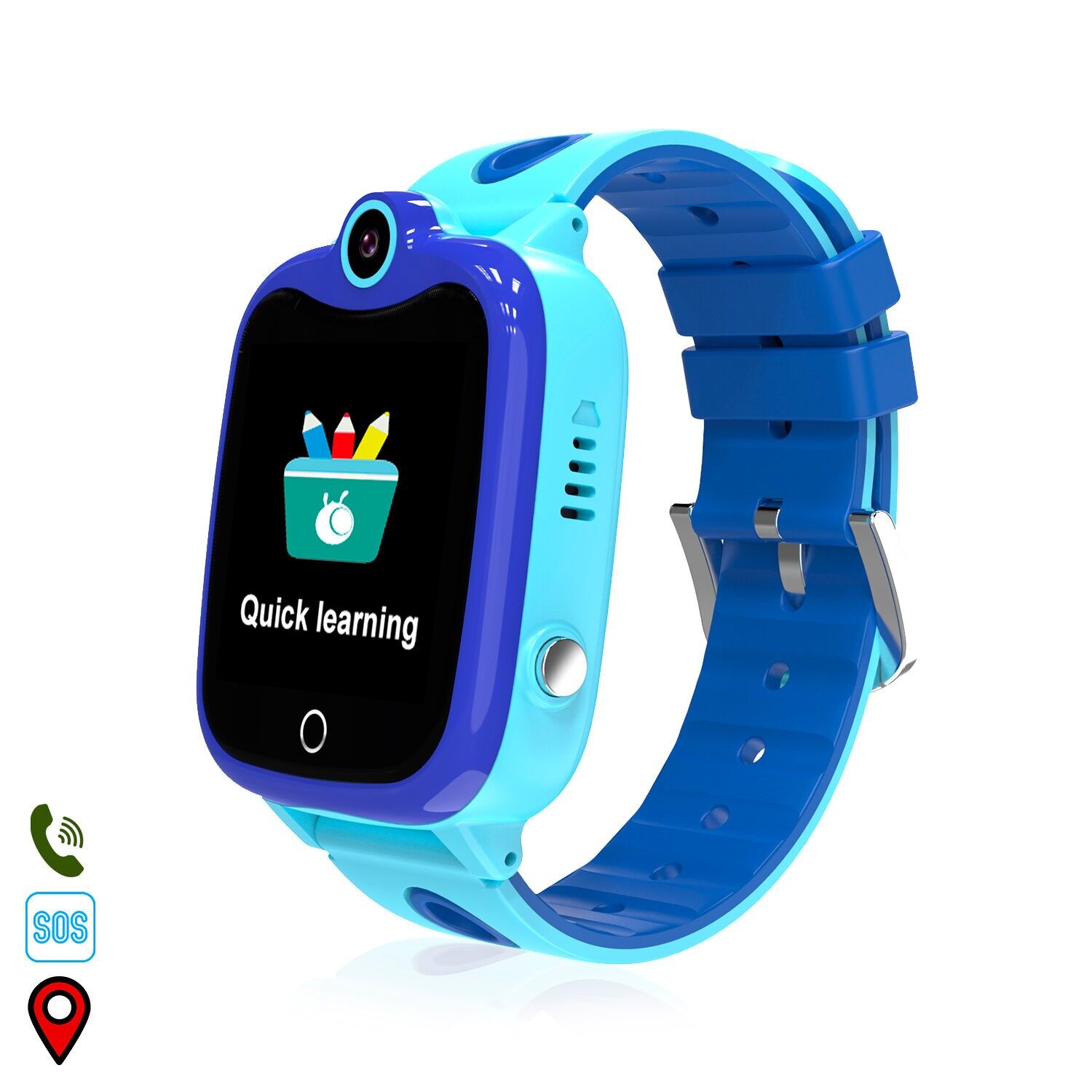 DS06 GPS-Tracker-Smartwatch für Kinder. Gegensprechanlage, Sicherheitsbereich, 2-Wege-Kommunikation.