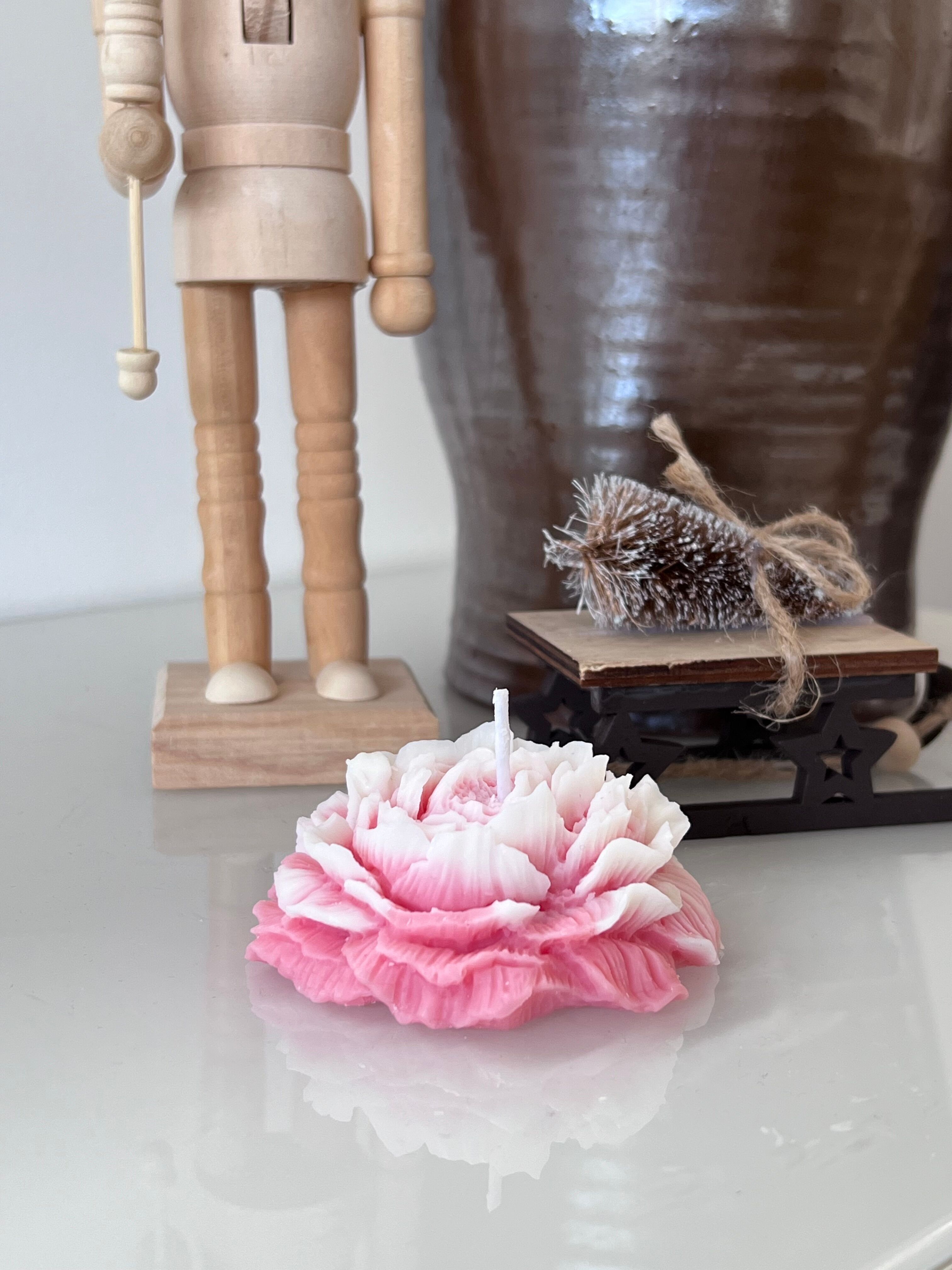 Peony Candle (Valentine's Day Collection) - Molded Candles