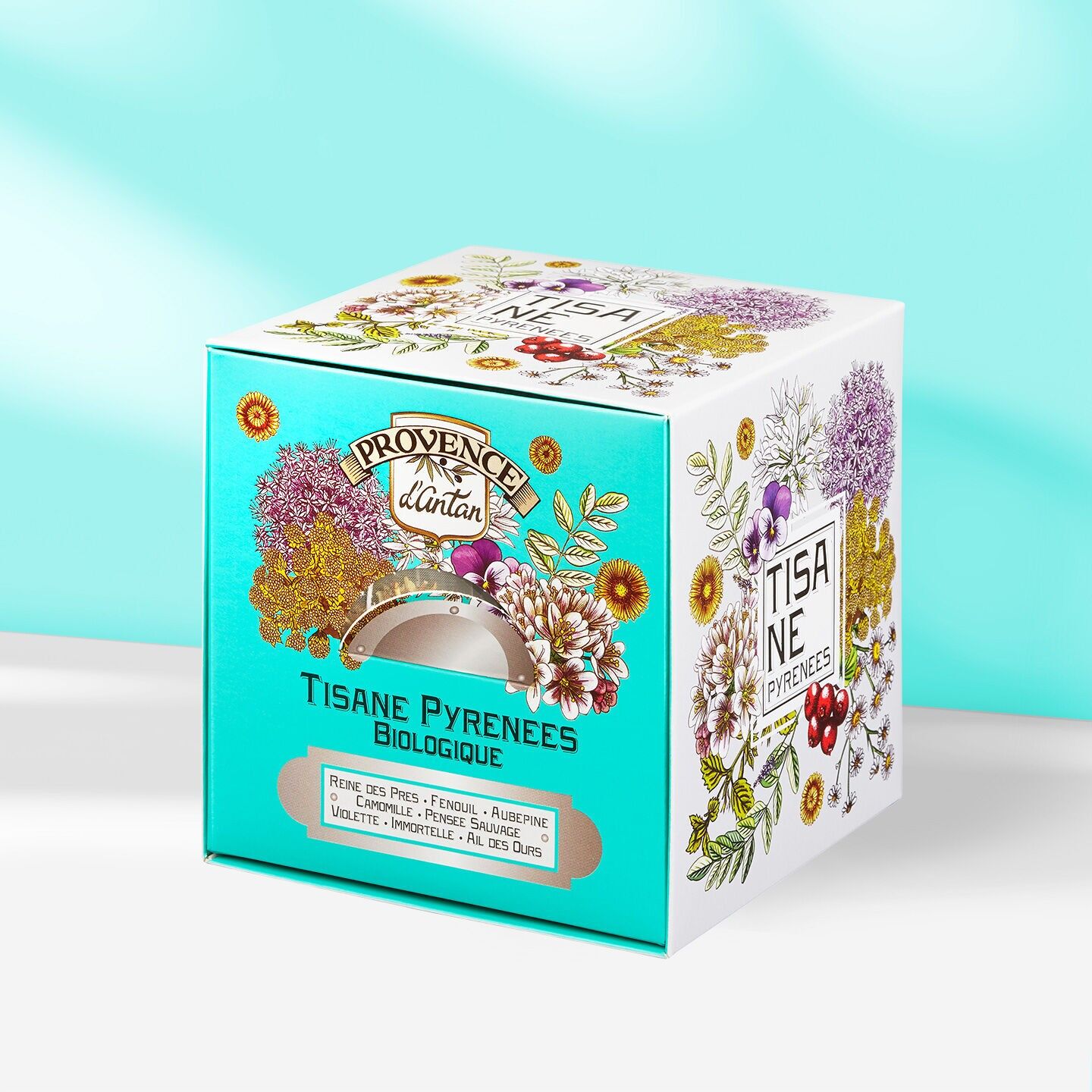 Ricarica di tisana biologica dei Pirenei* (astucci di cartone)