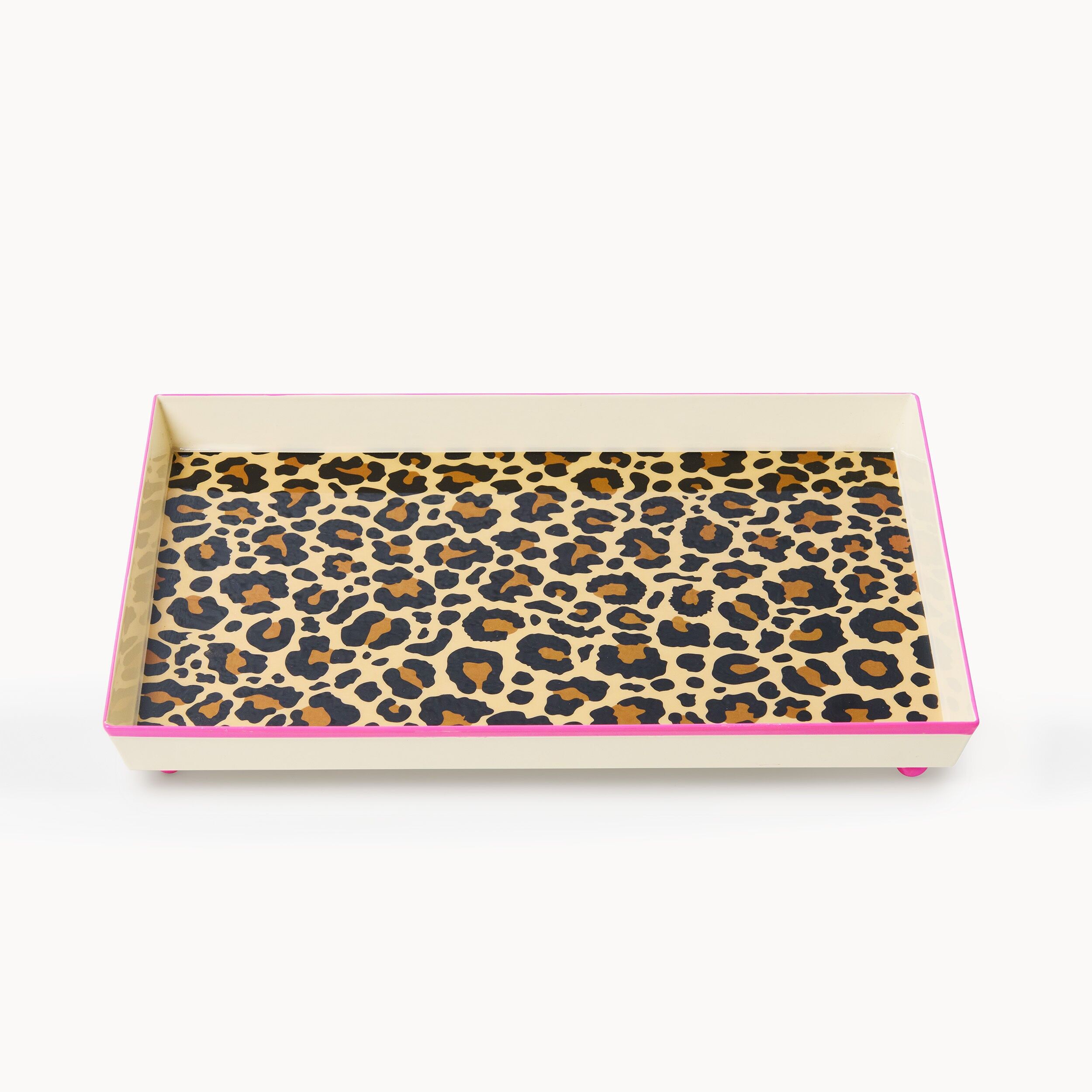 Decorative tray Pink Leo