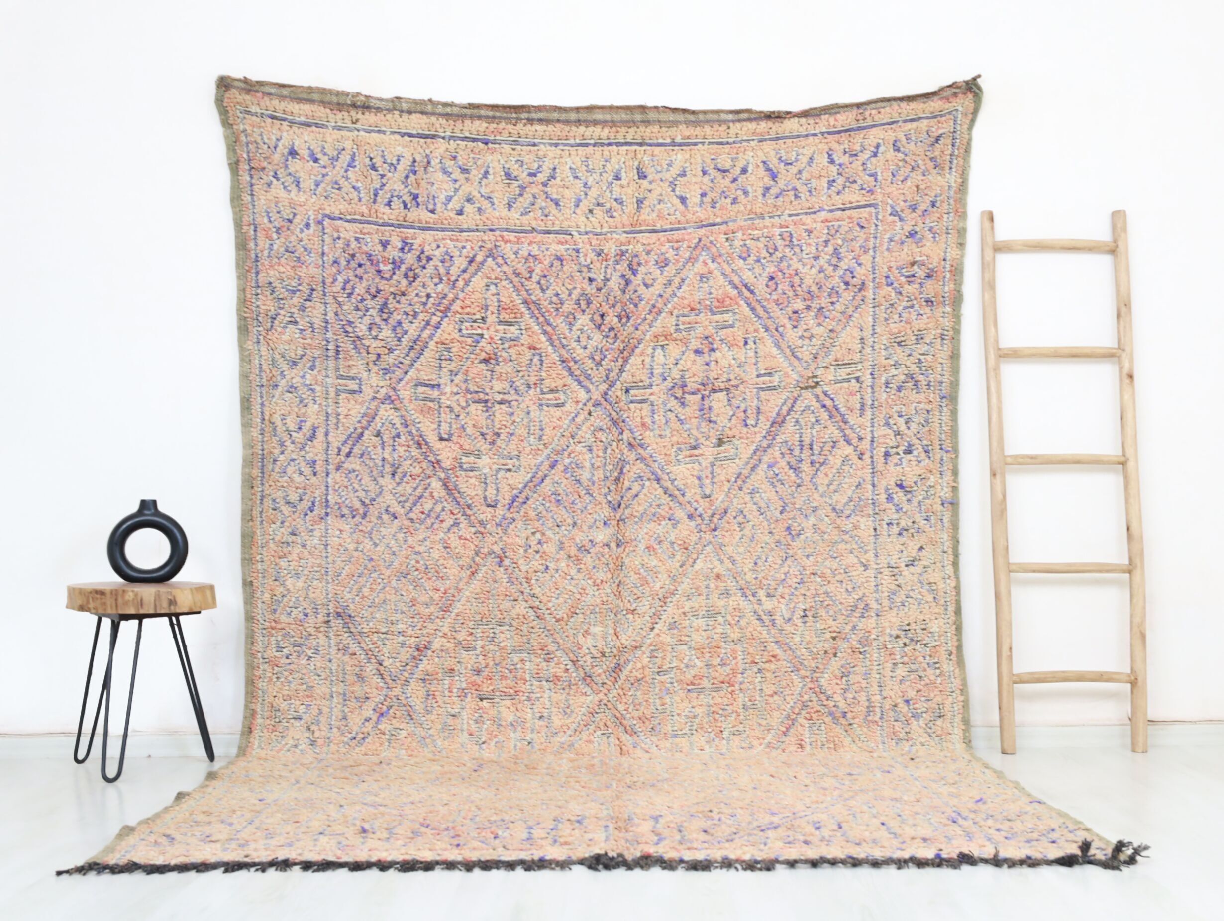 Alfombra marroquí vintage Tifella 198 cm x 306 cm