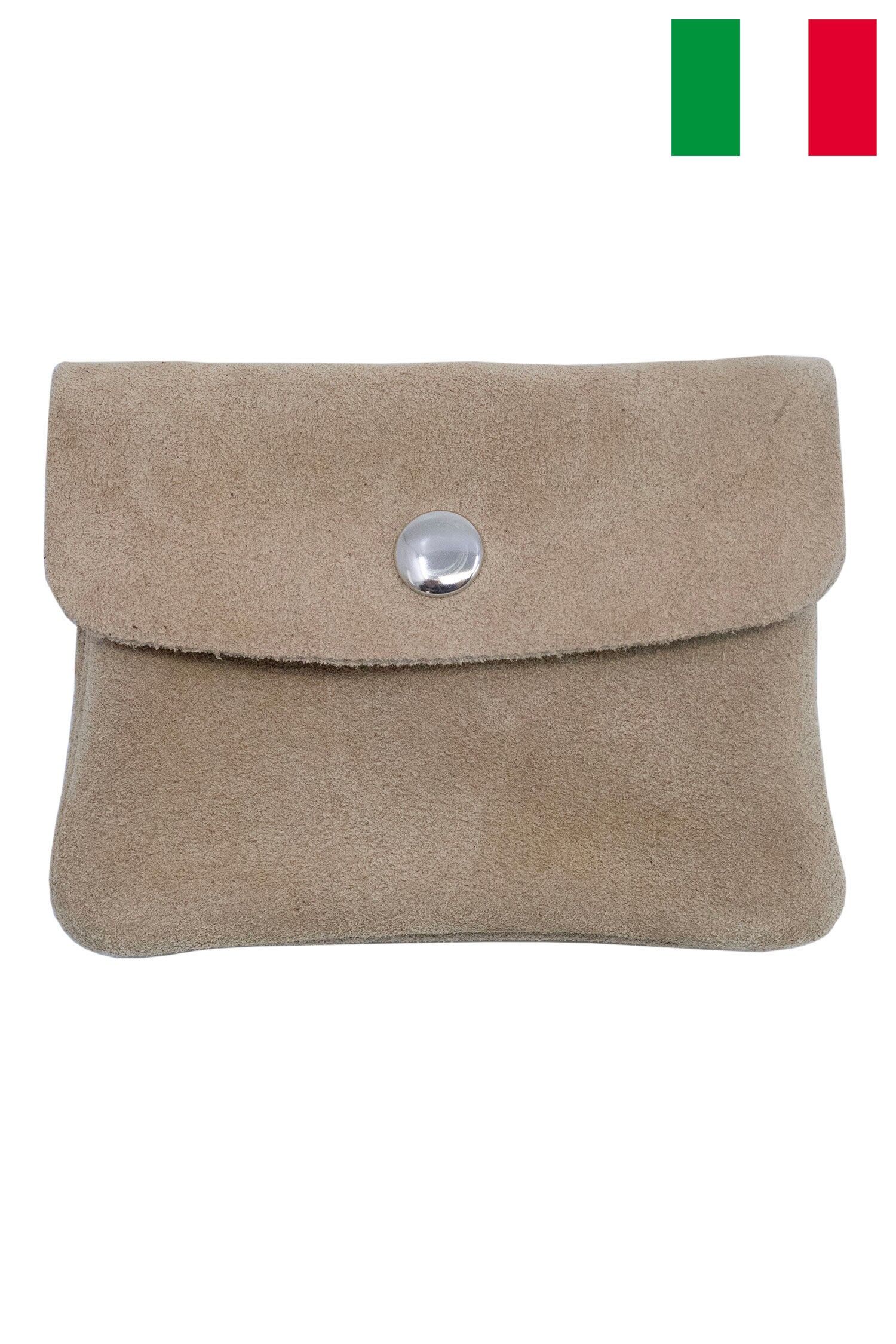 Petit porte-monnaie en cuir daim ITP-DAIM