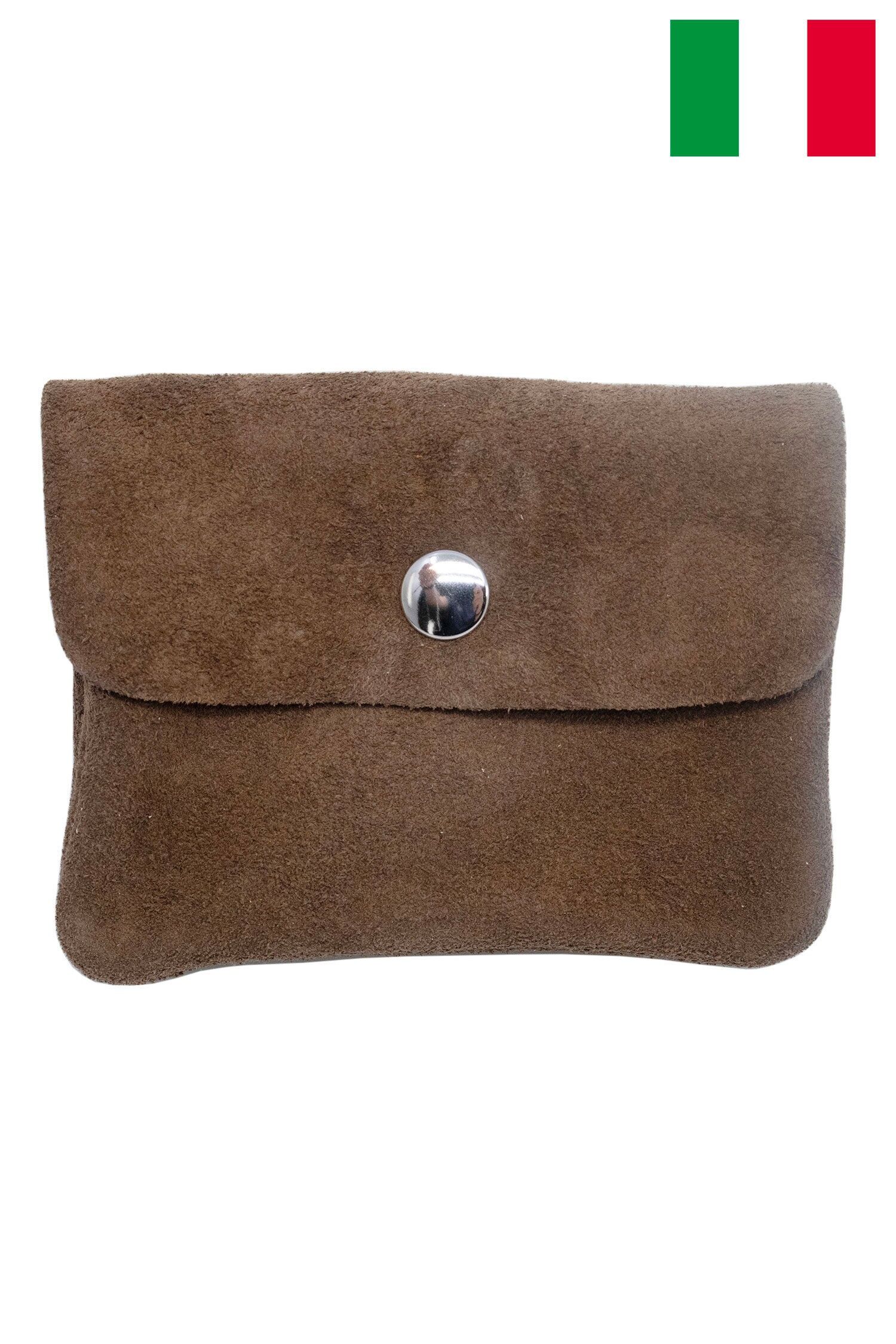 Petit porte-monnaie en cuir daim ITP-DAIM