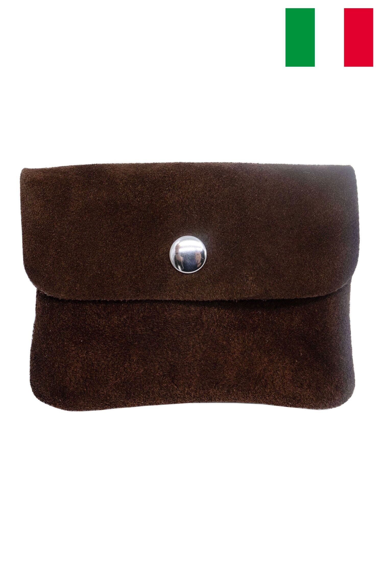 Petit porte-monnaie en cuir daim ITP-DAIM