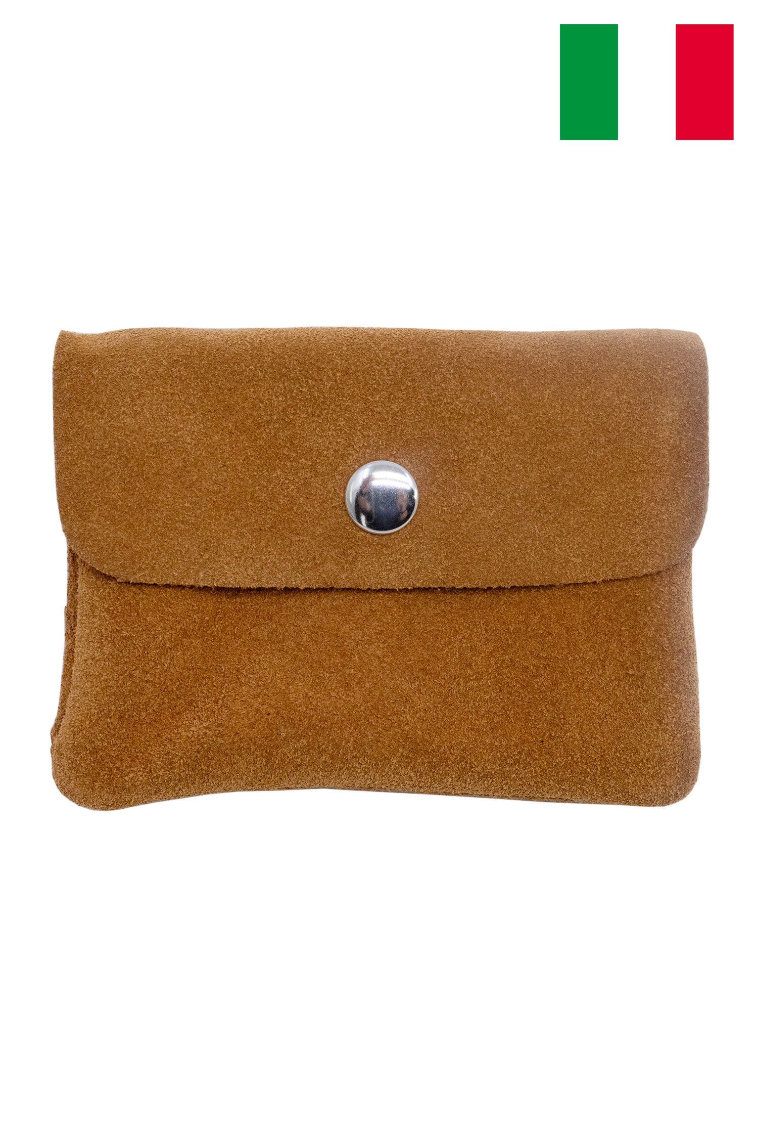 Petit porte-monnaie en cuir daim ITP-DAIM