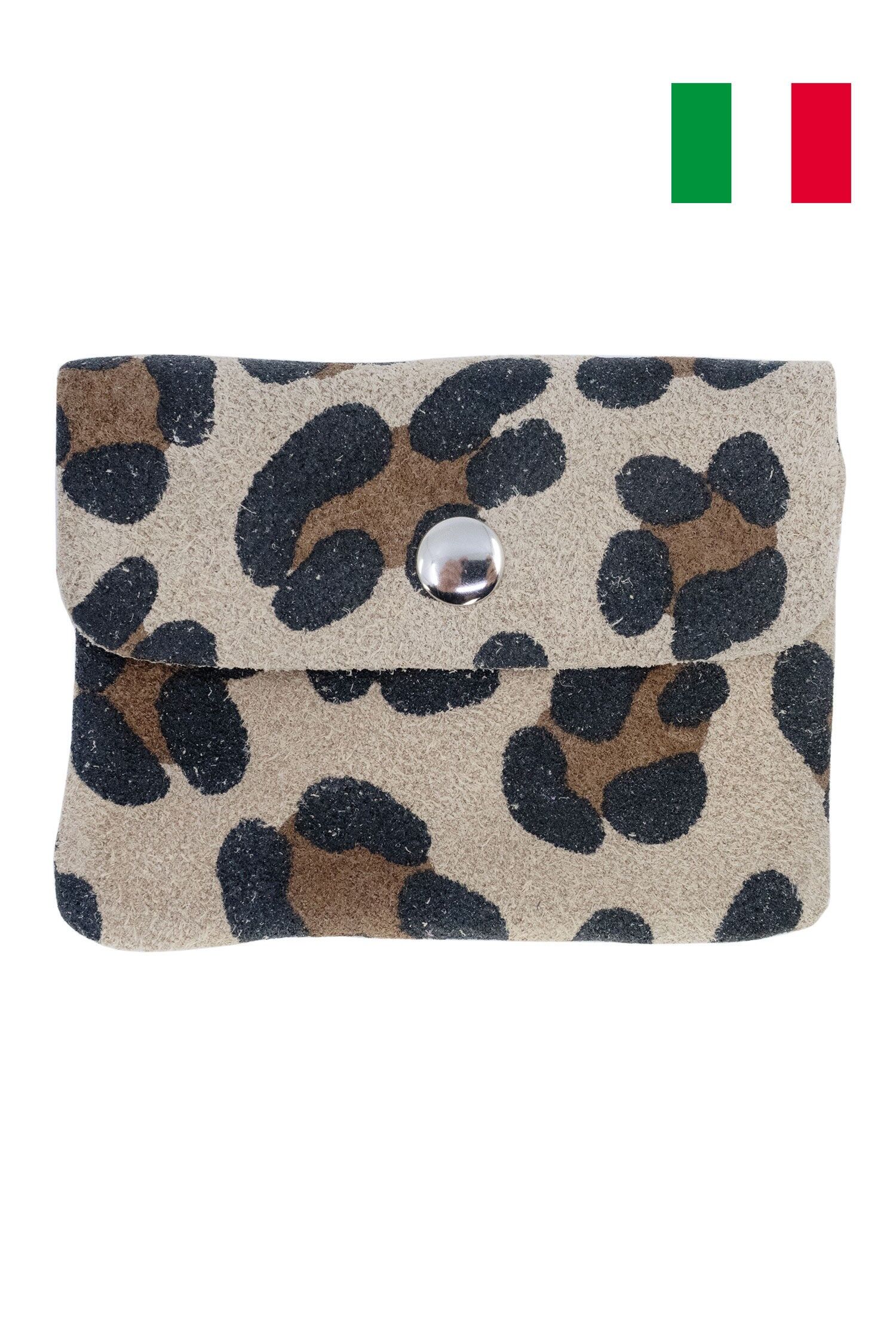 Petit porte-monnaie en cuir daim ITP-DAIM