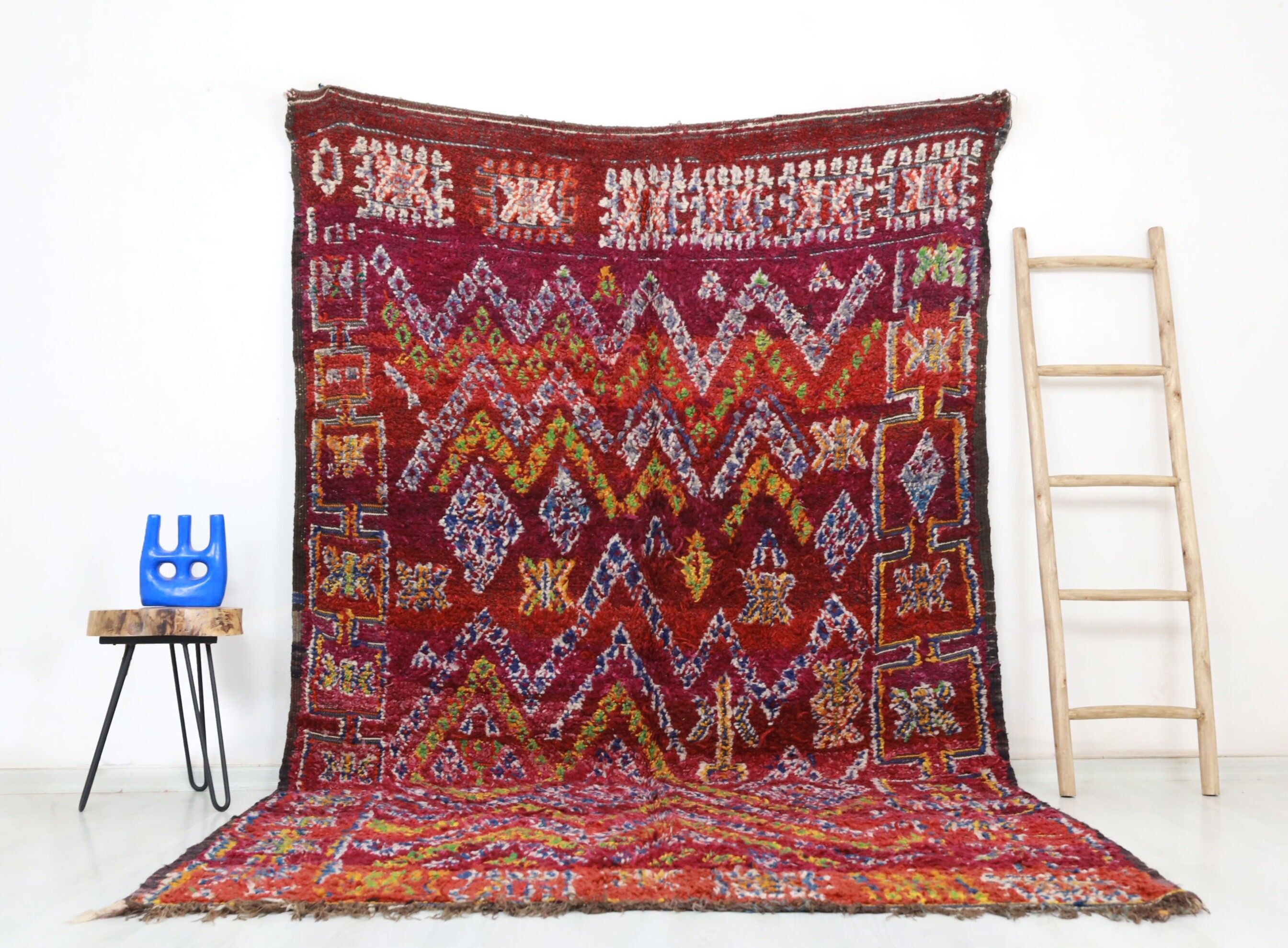 Alfombra marroquí vintage Tanirt 190 cm x 315 cm